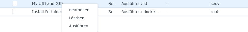 Synology User ID Schritt 3