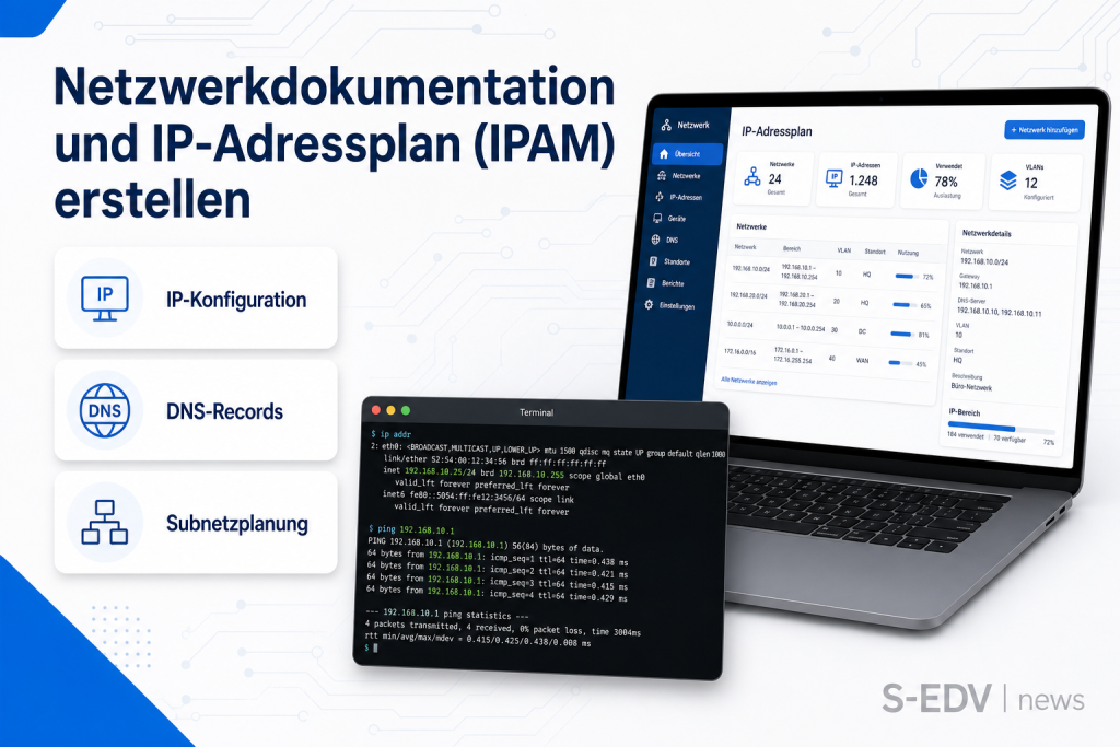 Netzwerkdokumentation und IP-Adressplan (IPAM) erstellen