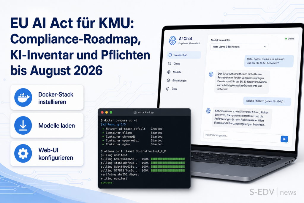 EU AI Act für KMU: Compliance-Roadmap, KI-Inventar und Pflichten bis August 2026