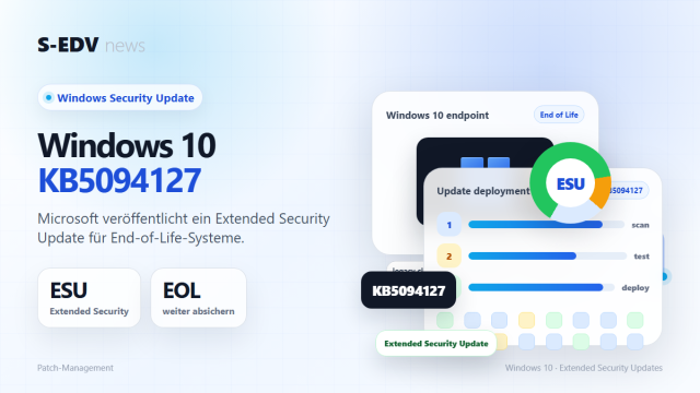 Microsoft veröffentlicht Extended Security Update