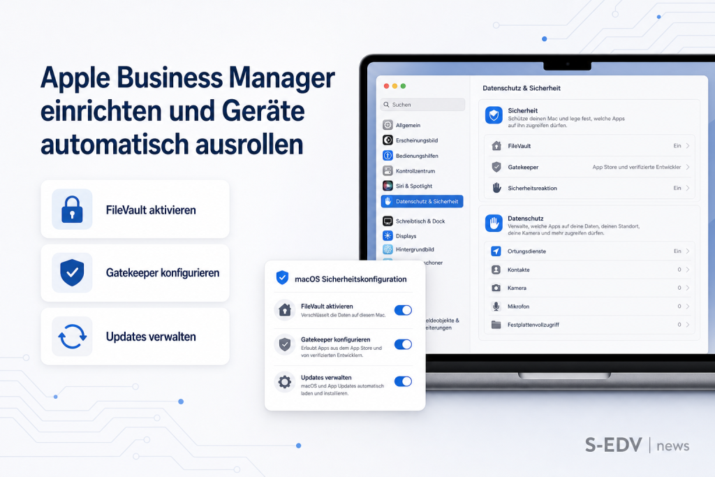 Apple Business Manager einrichten und Geräte automatisch ausrollen