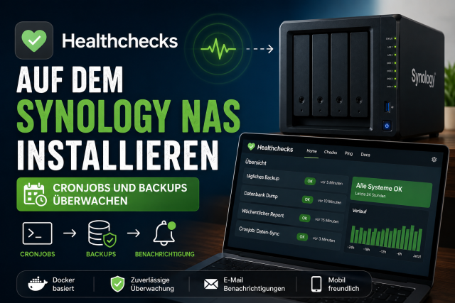Healthchecks auf dem Synology NAS installieren und Cronjobs sowie Backups zuverlässig überwachen