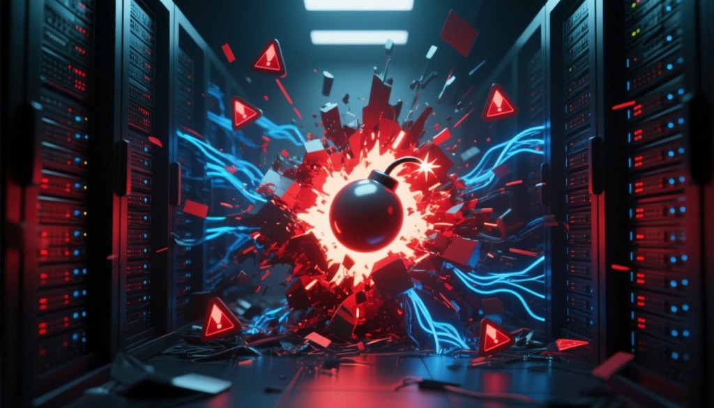 Symbolbild HTTP/2 Bomb DoS-Angriff auf Webserver
