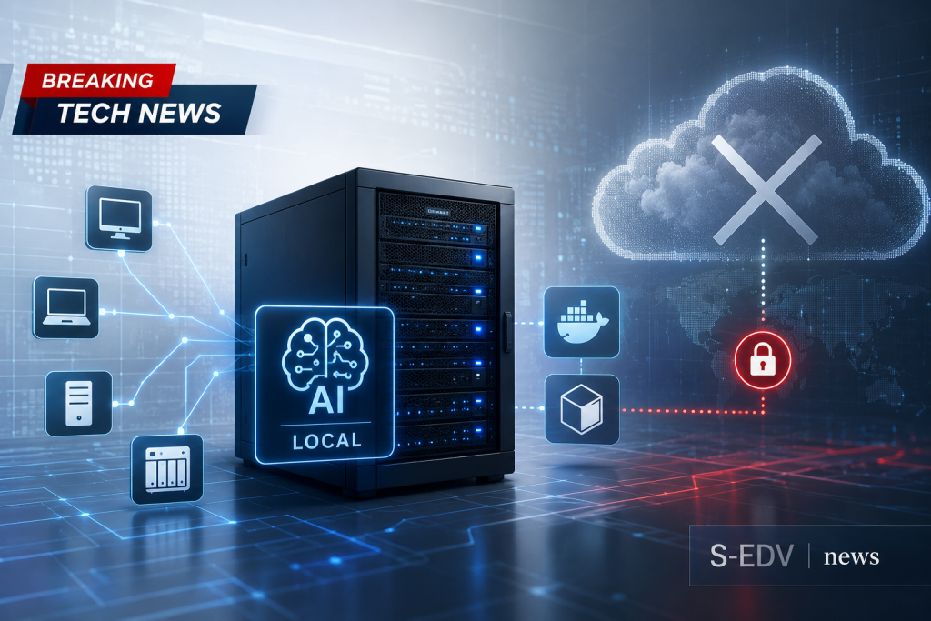 Moderne IT News Grafik zum CISA Known Exploited Vulnerabilities Catalog mit Serverinfrastruktur, Cybersecurity Netzwerk und Sicherheitswarnungen für IT Administratoren zur Priorisierung aktiv ausgenutzter Schwachstellen.