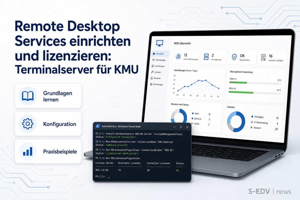 Remote Desktop Services einrichten und lizenzieren: Terminalserver für KMU