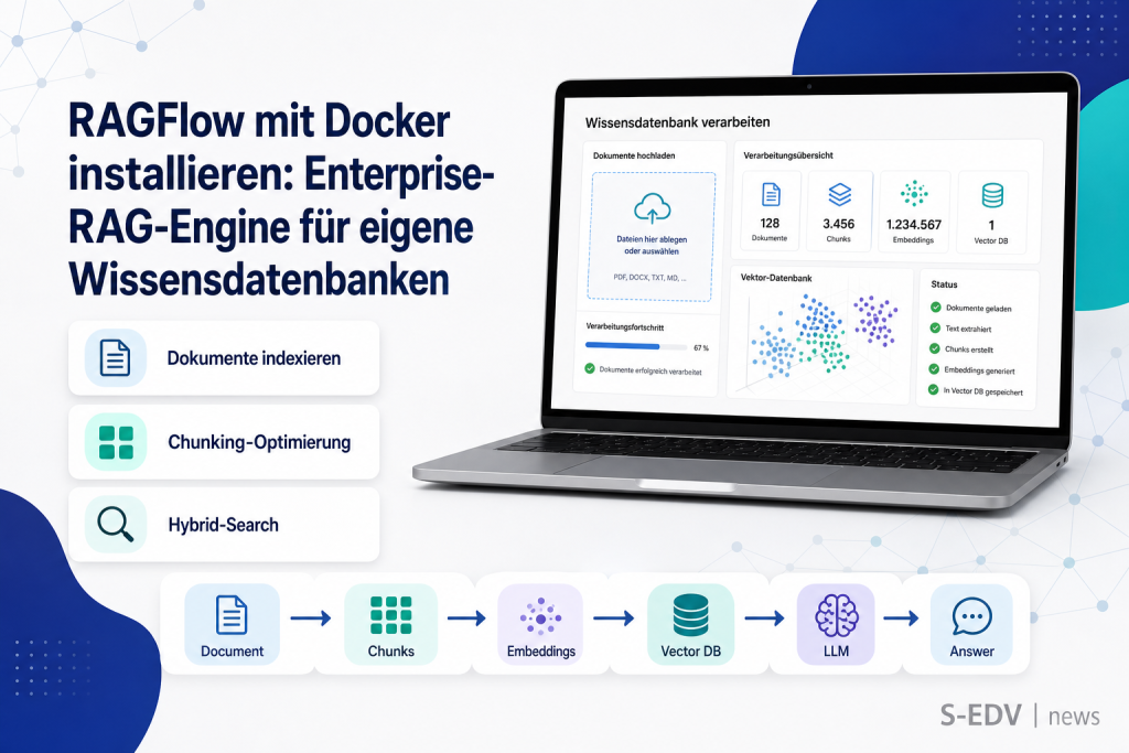 RAGFlow mit Docker installieren: Enterprise-RAG-Engine für eigene Wissensdatenbanken