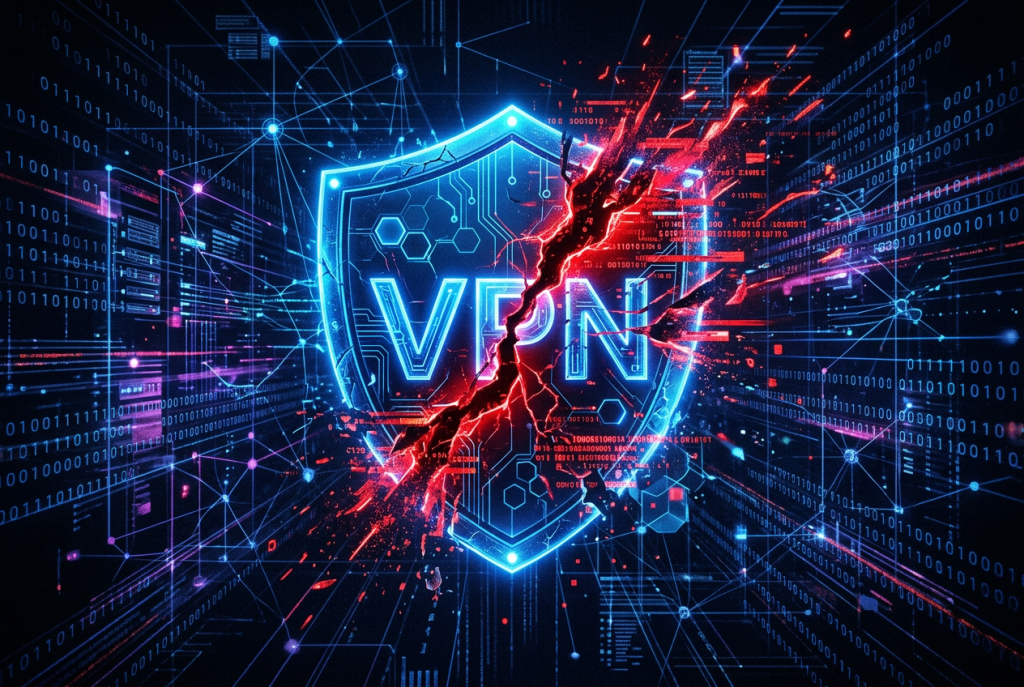 Warn-Infografik zu CVE-2026-0257 in Palo Alto GlobalProtect, mit aktiv ausgenutzter VPN-Authentifizierungsumgehung, betroffenem PAN-OS-Gateway, gefälschten Override-Cookies und dringendem Patchen oder Deaktivieren der Authentifizierungsübersteuerung.
