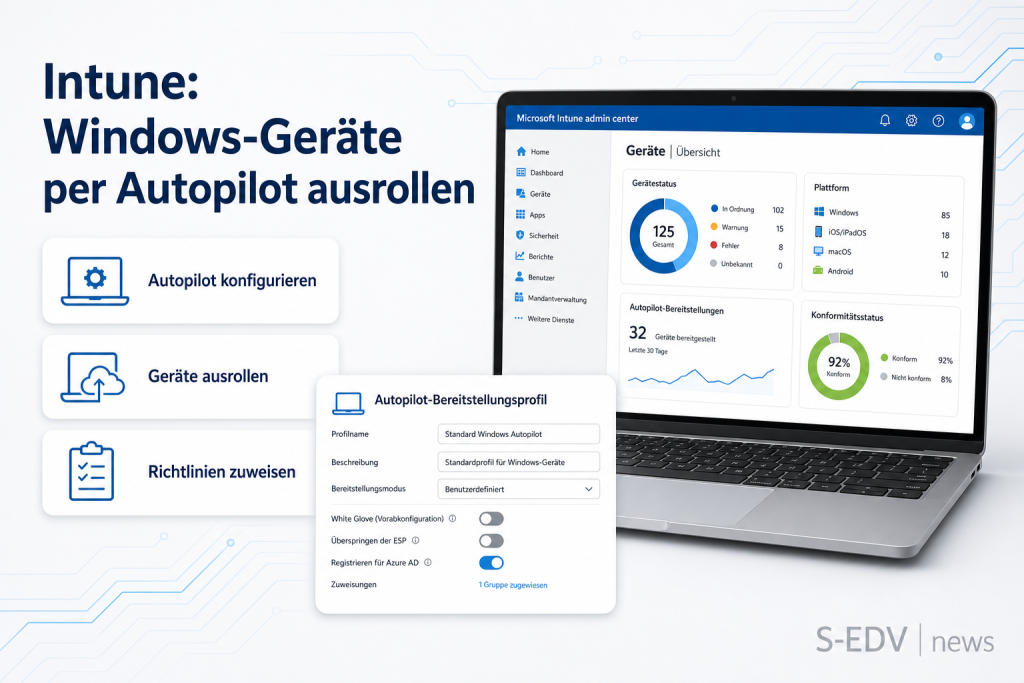 Intune: Windows-Geräte per Autopilot ausrollen