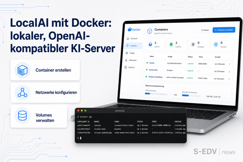 LocalAI mit Docker: lokaler, OpenAI-kompatibler KI-Server