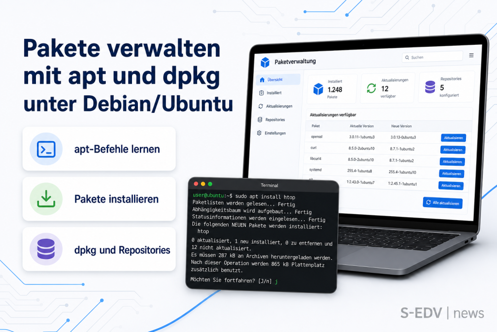 Pakete verwalten mit apt und dpkg unter Debian/Ubuntu