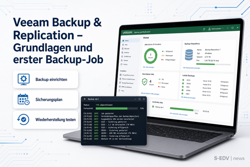 Veeam Backup & Replication – Grundlagen und erster Backup-Job