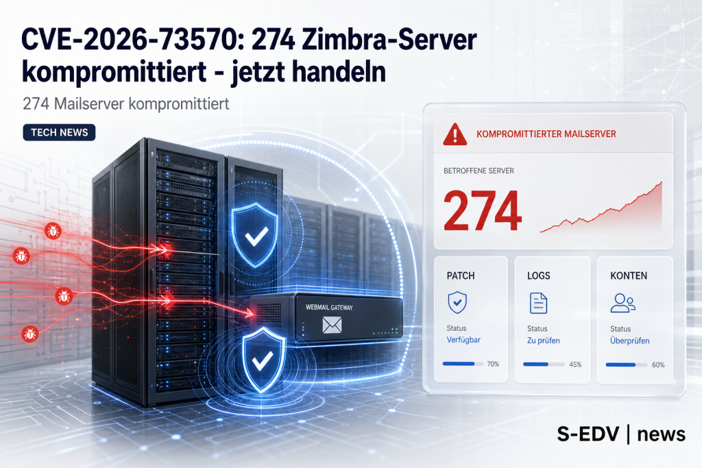 CVE-2026-73570: 274 Zimbra-Server kompromittiert - jetzt handeln