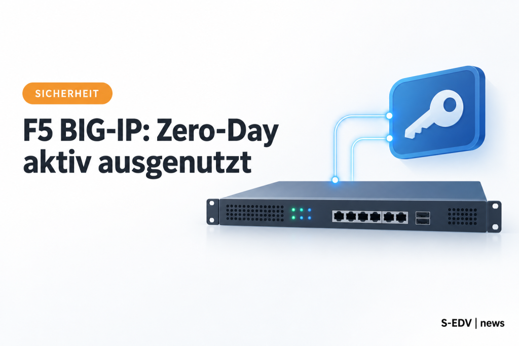 Netzwerk-Sicherheitsappliance mit OAuth-Zugriffstoken als Symbolbild für die aktiv ausgenutzte Zero-Day-Lücke CVE-2026-94127 im F5 BIG-IP Access Policy Manager