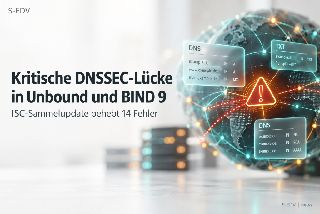 Kritische DNSSEC-Lücke in Unbound und BIND 9, ISC-Sammelupdate behebt 14 Fehler