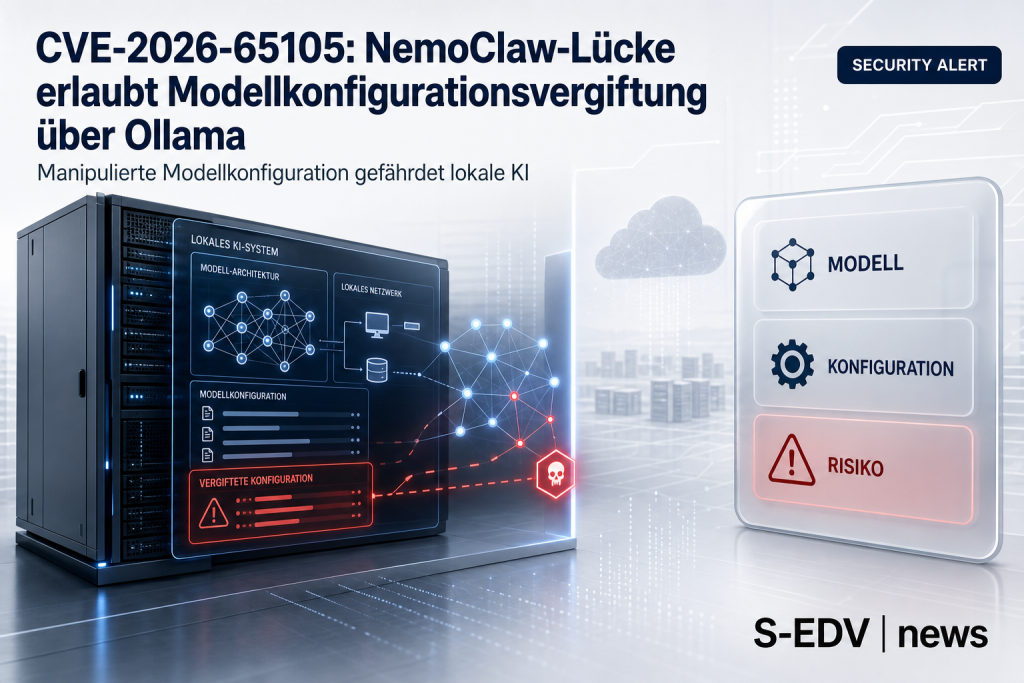 CVE-2026-65105: NemoClaw-Lücke erlaubt Modellkonfigurationsvergiftung über Ollama