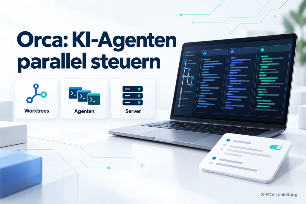 Titelbild: Orca, KI-Agenten parallel steuern mit Worktrees, Agenten und Server