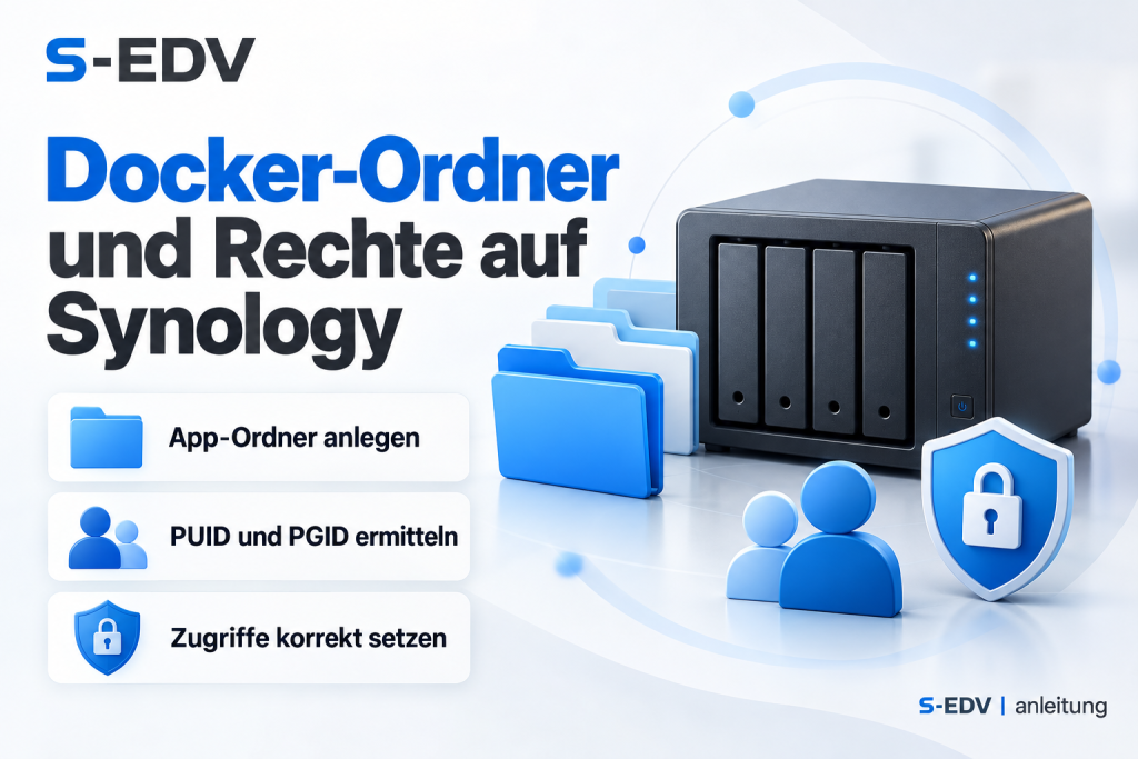Docker-Ordner und Berechtigungen auf dem Synology NAS einrichten
