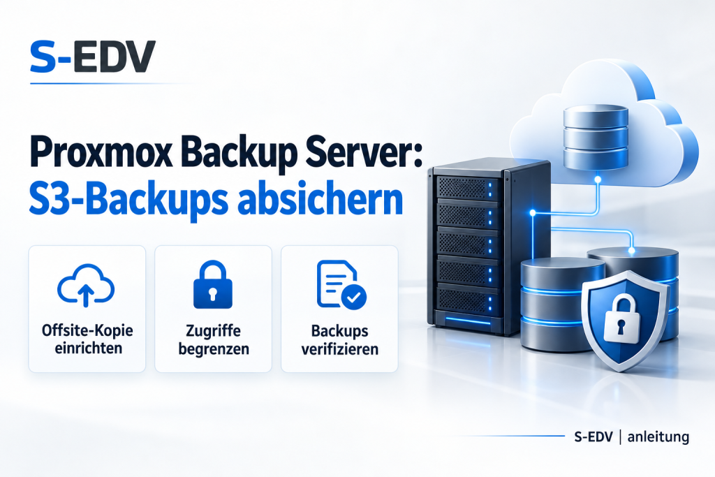 Proxmox Backup Server: S3-Offsite-Backups absichern