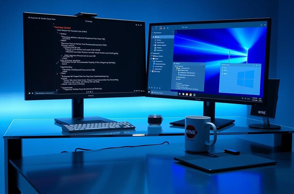 loss32 – Win32‑Desktop unter Linux mit WINE einrichten